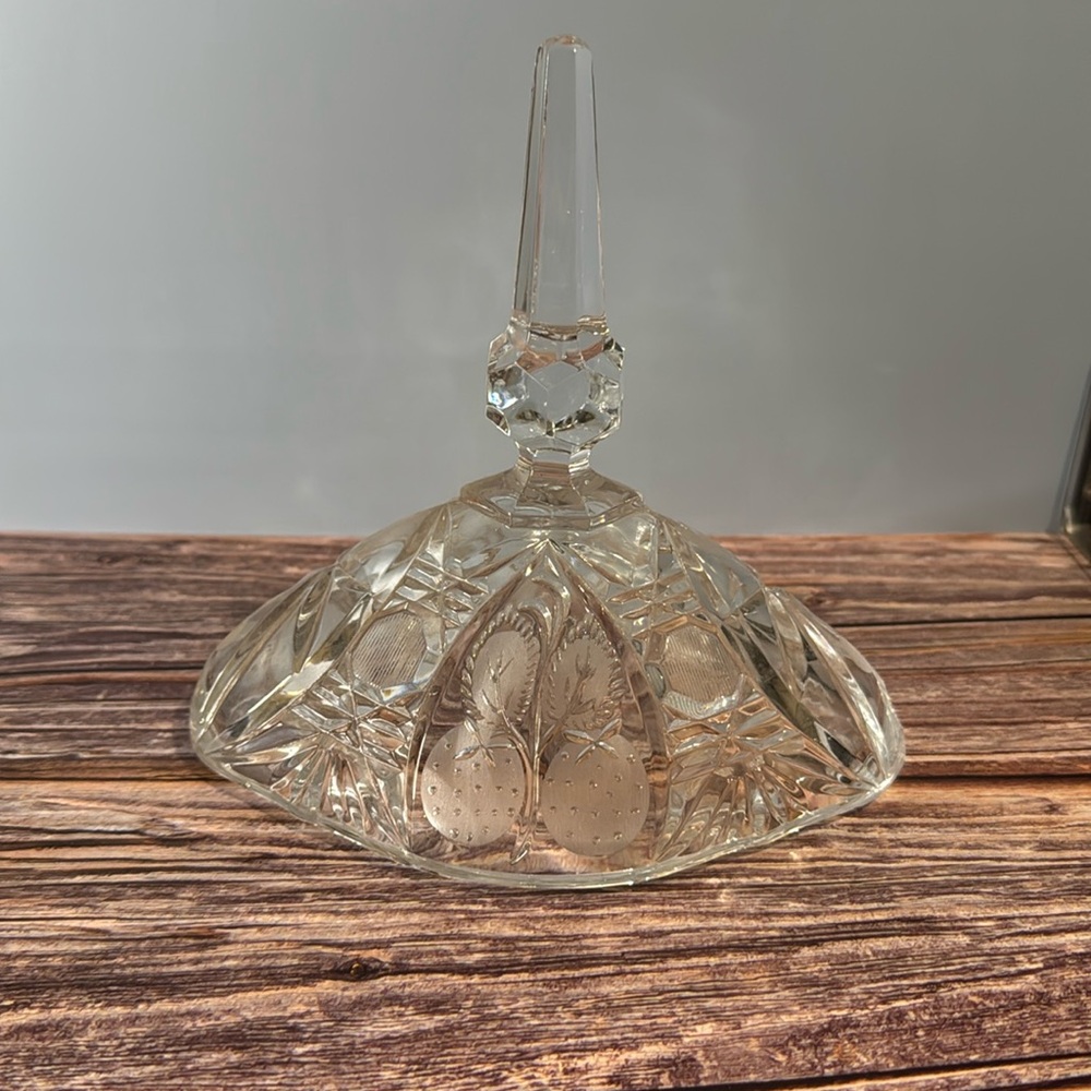 Vintage, Oval Anne Hutte (Bleikirstall) Candy Dish Replacement Steeple Lid